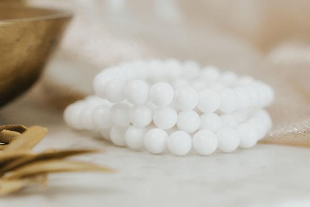 Bracelet Agate blanche - Douceur et apaisement