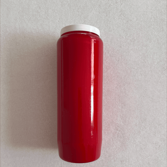 Bougie Neuvaine - rouge
